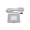 DYNAMIC LED Einbau-Flächenleuchte FQ 68-LED, eckig, 4W 2700K 270lm 110°, Edelstahloptik