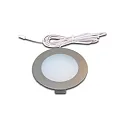 LED Einbau-Flächenleuchte FR 78-LED, IP44, LED-24 Anschluss, CRi>90, 4W 4000K 270lm 110°, Chrom matt