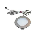 LED Einbau-Flächenleuchte DYNAMIC FR 78-LED, IP44, LED-24 DYNAMIC Anschluss, 4W 2700-5000K 270lm 110°, Chrom matt