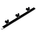 Dreh- und schwenkbarer LED 2-LINK SPOT, 3-flammig, für LED 2-LINK-Profile, 30cm, CRi>90, 3x 1.5W 4000K 80lm 38°, schwarz