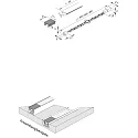 Hera LED area lightbar LED 2-Link FLOOD, 60cm, for LED 2-Link profiles, CRi>95, 10.4W 3000K 600lm 120°, black