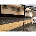 Hera LED Möbeleinbauleuchte Up & Down, für 1,6cm Holzböden, 20,2W, 3000K, 1245lm, IP20, edelstahl