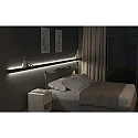 Hera wall luminaire INTERO-LINE 120CM (HV) up / down, tunable white IP20, stainless steel brushed 