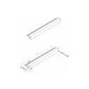 Hera LED Regalbodenleuchte Up & Down, 7,1W, 3000K, 760lm, IP20, edelstahl