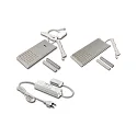 2pc. set of LED L-Pad 7.5W 3000K, with IR-dimmer + LED transformer 24/15W/30W, white