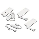 3er Set LED Unterbauleuchte LED SLIM-PAD F, IP20, mit IR Dimmer + Trafo LED-24 / 30W, 5W 3000K, weiß