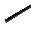 LED Aufbauprofil 15/13mm für Abdeckprofil 15mm, Länge 100cm, schwarz