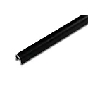 LED 2-LINK Zubehör - Vitrinenprofil, 24V DC, für Abdeckprofil 15mm, 100cm, schwarz