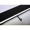 Hera Zubehör für Wandleuchte Intero-Line Tablar Aufsatz, 40cm, Aluminium, schwarz