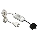 Trafo LED 350/9W Anschlussleitung 200cm, mit Eurostecker, 9-fach Verteiler + 8 Kurzschluss-Stecker