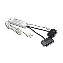 Trafo LED 350/2x 9W DIM 2 x 9-fach, Verteiler + je 8 Kurzschluss-Stecker