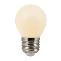 HEITRONIC LED Filament Tropfenform G45, E27, 4W 2700K 400lm 280°, matter Glaskolben, flackerfrei