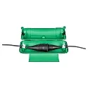 HEITRONIC Outdoor Sicherheits-Verbindungsbox MAX, IP44, 25 x 11.1 x 7.5cm, 1 Eingang / 1 Ausgang max. 11mm, grün