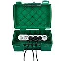 HEITRONIC Outdoor Sicherheits-Verteilerbox MAXIMUS, IP55, 35 x 24 x 12cm, 5.8 Liter, 5 Ein-/Ausgänge 15mm, grün