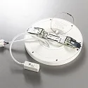 HEITRONIC LED Downlight SELESTO, 12W 3000-6000K 800lm 116°, Clip-on system, dimmable, white