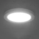 HEITRONIC LED Downlight SELESTO, 12W 3000-6000K 800lm 116°, Clip-on system, dimmable, white