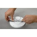 HEITRONIC LED Downlight SELESTO, 12W 3000-6000K 800lm 116°, Clip-on system, dimmable, white