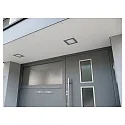 HEITRONIC LED Einbau-Panel TOULOUSE, IP44, ECKIG, 18x18cm, 11W 3000K 430lm, dimmbar, Silber