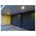 HEITRONIC LED Einbau-Panel TOULOUSE, IP44, ECKIG, 18x18cm, 11W 3000K 430lm, dimmbar, Silber