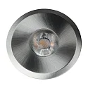 HEITRONIC LED Einbaustrahler AUSTIN, Rund, 6W 2700K 450lm 35°, Aluminium gebürstet