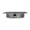 HEITRONIC LED Einbaustrahler AUSTIN, Eckig, 6W 2700K 450lm 35°, Aluminium gebürstet