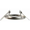 HEITRONIC Einbaustrahler DL5701, rund, GU5.3 max. 5W LED, Edelstahl gebürstet