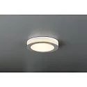 HEITRONIC LED Einbau-Downlight AURORA mit seitlichem Lichtkranz, IP44, Ø 8cm, 6W 3000K 450lm 210°, Silber