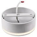 HEITRONIC LED Downlight AURORA with side light ring, IP44, Ø 9,5cm, 10W 3000K 830lm, white