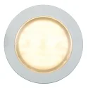 HEITRONIC LED Einbau-Downlight AURORA mit Lichtkranz, IP44, Ø 10cm, 10W 3000K 830lm, Weiß