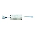 HEITRONIC LED Einbau-Downlight AURORA mit Lichtkranz, IP44, Ø 10cm, 10W 3000K 830lm, Weiß