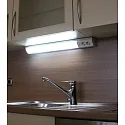 Cabinet luminaire BONN, LED, warm white, with 2 sockets, 20W