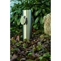 Outdoor Energieverteiler TOKIO, IP44, zylindrisch, mit Kindersicherung + Federdeckel, V2A Edelstahl, 2-fach