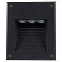 LED Außenwand-Einbauleuchte DORA, IP65, indirekt, 17.5 x 7cm, 3W 3000K 200lm, Graphit