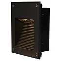 HEITRONIC LED Außenwand-Einbauleuchte DORA, IP65, indirekt, 17.5 x 7cm, 3W 3000K 200lm, Graphit