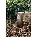Energieverteiler BANGKOK, IP44, mit Kindersicherung + Federdeckel, V2A Edelstahl, für Gravur geeignet, 2-fach, 30cm