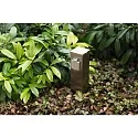 Energieverteiler BANGKOK, IP44, mit Kindersicherung + Federdeckel, V2A Edelstahl, für Gravur geeignet, 2-fach, 30cm