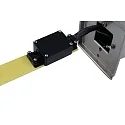 HEITRONIC Energieverteiler BANGKOK, IP44, mit Kindersicherung + Federdeckel, V2A Edelstahl, für Gravur geeignet, 4-fach, 47cm