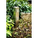 HEITRONIC Energieverteiler BANGKOK, IP44, mit Kindersicherung + Federdeckel, V2A Edelstahl, für Gravur geeignet, 4-fach, 47cm