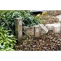 HEITRONIC Energieverteiler BANGKOK, IP44, mit Kindersicherung + Federdeckel, V2A Edelstahl, für Gravur geeignet, 4-fach, 47cm