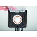 HEITRONIC Erdspieß-Energieverteiler DUBAI, IP44, max. 16A / 3680W, mit 150cm Steckerkabel, 2-fach, mit Timer