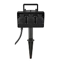3-way power distributor DUBAI mit 1,5m connection cable and plug