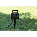 HEITRONIC Erdspieß-Energieverteiler DUBAI, IP44, max. 16A / 3680W, mit 150cm Steckerkabel, 4-fach