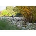 HEITRONIC Outdoor Erdspieß-Strahler MALEA, IP44, GU10 max. 3,5W, neigbar, mit 5m Steckerkabel, schwarz