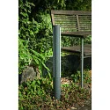 HEITRONIC Outdoor LED Stehleuchte LILIA, IP54, Aluminium, anthrazit / diffus, 75cm, 11W 3000K 350lm  2x 112°