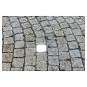 HEITRONIC LED Einbau-Pflasterstein AKIAKI, IP67, 10 x 10cm, 1.6W 3000K 145lm, begehbar, inkl. 30cm Kabel