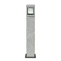 Outdoor Floor luminaire LA MER, E27 max. 20W, granite / inox, seawater resistant, 70cm