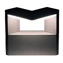HEITRONIC LED Außenwandleuchte BONITA, IP54, 10W 3000K 600lm, Alu-Druckguss / PC, anthrazit / matt, ohne Bewegungsmelder