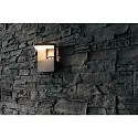 HEITRONIC LED Außenwandleuchte BONITA, IP54, 10W 3000K 600lm, Alu-Druckguss / PC, anthrazit / matt, ohne Bewegungsmelder