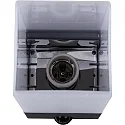 HEITRONIC Außenwandleuchte MADELEINE, IP44, E27, Alu-Druckguss / PC, anthrazit / matt, mit Bewegungsmelder