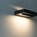 HEITRONIC LED Außenwandleuchte CORDOBA, IP54, 12W 3000K 600lm 90°, Lichtgeber neigbar 320°, anthrazit